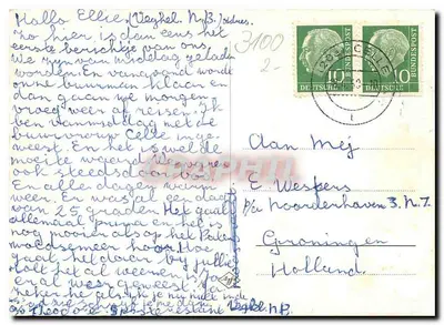 Celle, a antiga cidade dos duques — Castelo e parte no parque do castelo — editor não visível — Verso