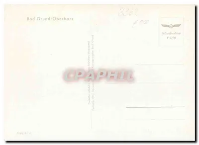 Bad Grund/Oberharz — Widok z powietrza — Deutsche Luftbild K.G. (F 3770) — Rewers