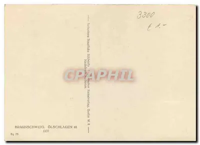 Bayerischer Hof — Hotel-Pensão — Braunschweig, editor Braunschweig, n° Bg 75 — Verso