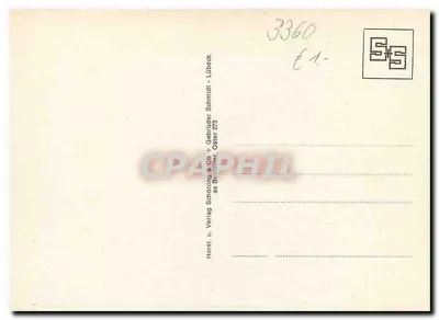 Osterode am Harz — widok panoramiczny — Schöning & Co, Lübeck — Rewers