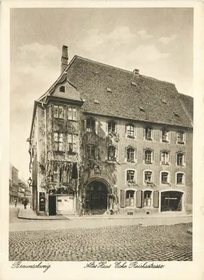 Braunschweig — Velha casa Ecké, Reichsstraße — editor: Faldahaus Braunschweig