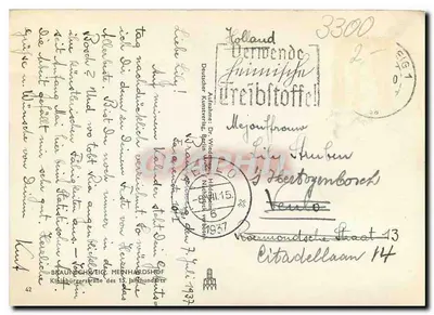 Wąska ulica w Braunfels — domy z belkami — wydawca Deutscher Kunstverlag, Berlin — Rewers