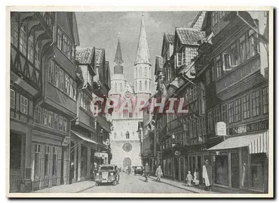 Braunschweig — Ponte Hagenbrücke e Igreja de Santa Catarina — Verlag Georg Westermann, Braunschweig