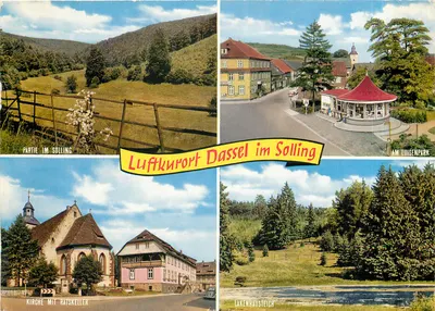 Dassel im Solling — Vue panoramique du village et de ses sites — éditeur non visible