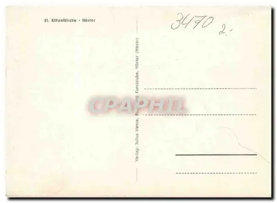 Kościół św. Killiana — Höxter (Weser) — Wydawnictwo Julius Henze — Rewers