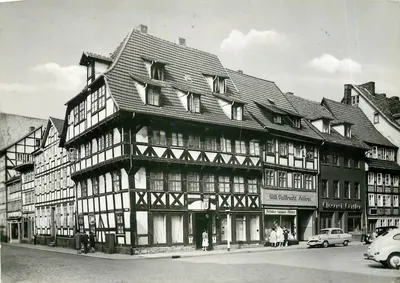 Göttingen - Velhos Edifícios de Fachadas de Madeira — Cidade Universitária de Göttingen — A.H. Wagner Verlag, Nr. GÖ 594