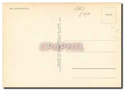 Bad Sachsa/Südharz — widok z lotu ptaka — Hersteller und Vertriebsdöring & Co., Lübeck — Rewers