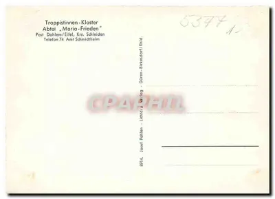 Abadia „Maria-Frieden“, Dahlem / Eifel — Mosteiro das Trappistas — Editora — Verso