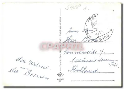 Adenau (Eifel) — widok panoramiczny — Foto H. Esch, Nürburg (Eifel), nr Ad 0157 — Rewers