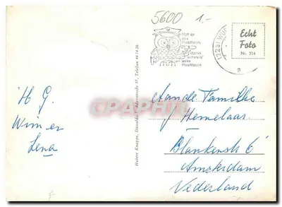 Wuppertal — vista panorâmica — editor desconhecido, número de série não visível — Verso