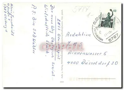 Schönes Sauerland - Olsberg - Gierskopp — Bilhete postal antigo/Bilhete postal moderno, editor — Verso