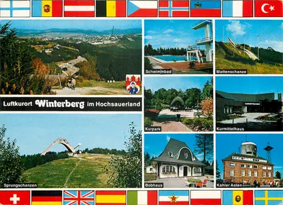 Winterberg no Hochsauerland — vista panorâmica e atrações turísticas — Cramers