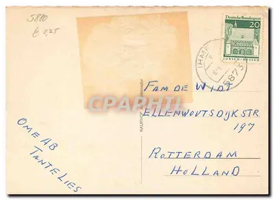 Lüdenscheid — no Sauerland — editor não visível — Verso