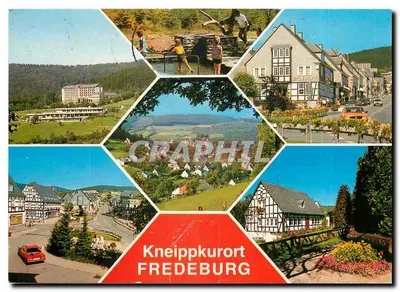 Kneippkurort Fredeburg — vista panorâmica — 110 Jahre Verlag Jos. Grobbel KG