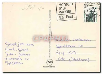 Kneippkurort Fredeburg — vista panorâmica — 110 Jahre Verlag Jos. Grobbel KG — Verso