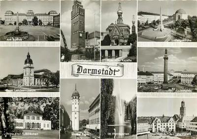 Darmstadt — vista panorâmica de locais emblemáticos — Krapohl, Weilgäss, 4044 Schloß Hülchrath
