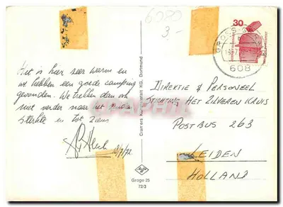 Gross-Gerau — Casa da Cidade, Rua da Igreja, Velho Municipio, Estação Ferroviária, Piscina — editor não visível — Verso