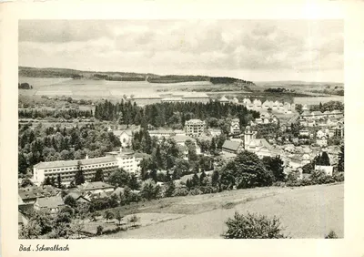 Bad Schwalbach — vista aérea — editor: Hersteller und Verleger Schäning & Co., Lübeck