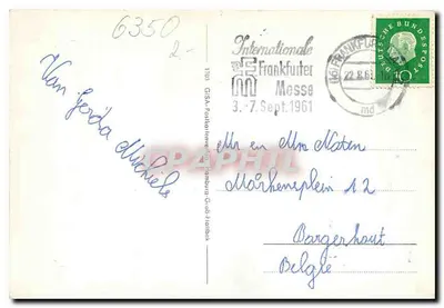 Bad Nauheim, Grande Fontânea no Sprudelhof — editor não visível — Verso