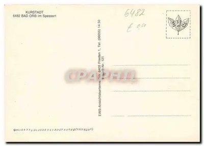 Bad Orb — widok panoramiczny — EWS-Ansichtskartenverlag, n° 14 50 — Rewers