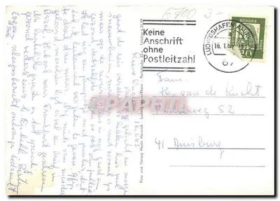 Ludwigshafen/Rh. — Widok panoramiczny — Grafik-Verlag — Rewers
