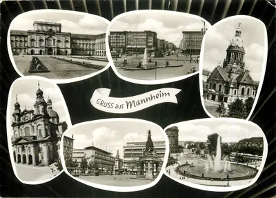 Mannheim — SAUDADE DE MANNHEIM — Fabricante e editora Schäring & Co., Lübeck