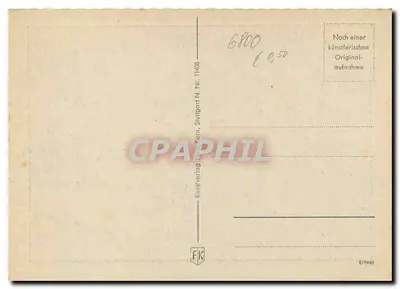 Mannheim — Friedrichspark com Observatório Astronômico — Kunstverlag Phil-Korn, Stuttgart, Nr. 11408 — Verso