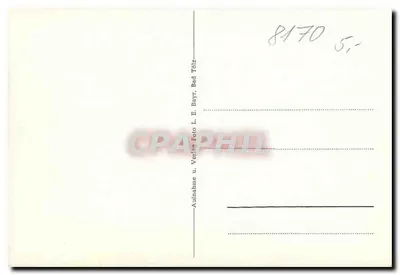Bad Tölz / Ohl. — Vista através de um arco para a Marktstraße — Editor L. E. Boyr, Bad Tölz — Verso