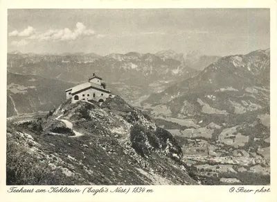 Teehaus am Kehlstein (Ninho do Falcão) — 1834 m — O. Beer fot.