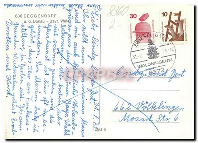 Deggendorf — Grüss aüs Deggendorf — editor Paul, número de série não visível — Verso