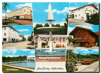 Bad Füssing-Safferstetten — vista panorâmica das atrações — Kunstverlag Denne-Weibl, Regensburg