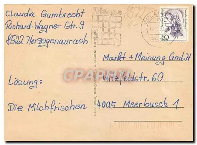 Herzogenaurach — Widok panoramiczny — wydawca nie widoczny — Rewers