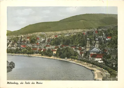Miltitenberg, die Peele des Mains — vista panorâmica — Schöning & Co., Lübeck