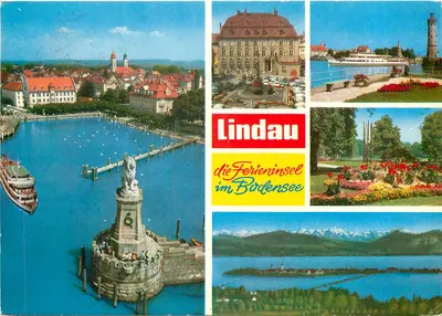 Lindau — a ilha de férias no Lago de Constança — Wehner-Verlag, Motiv-Nr. 59/5 D