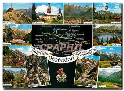 Rund um Oberstdorf — Allgäu 815m — Graphphyl