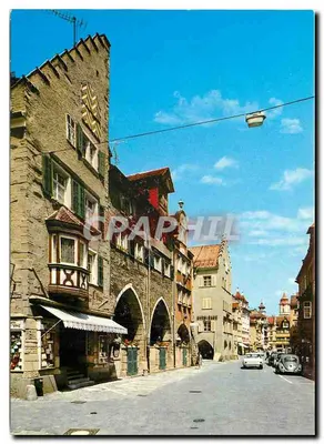 Lindau no Lago de Constança — Hauptstraße com Brodlaube — A. Schreier, Nr. 100-7