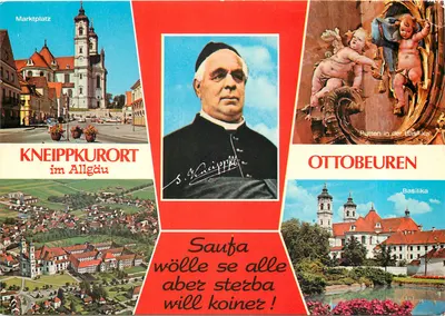 Ottobeuren — Kneippkurort no Allgäu — S. Kneipp — Putten na Basilica