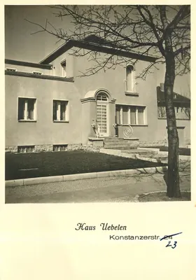 Haus Uebelen — Konstanzerstr. 23 — editor não visível