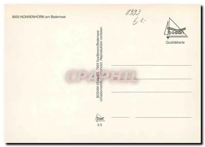 Nonnenhorn am Bodensee — widok panoramiczny i zabytki — Bodan-Verlag — Rewers