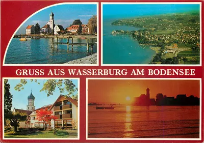 Wasserburg am Bodensee — vista panorâmica e paisagens — Franz Mitz-Verlag, Füssen/Alpgäu, n° 97/41