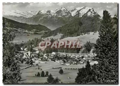 Schrothkurort Oberstaufen — vista sobre as Alpes suíças — fot. Dänzer