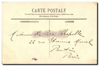 Blois — O Castelo — A Escada de Francisco I — LL. — Editor LL, n°16 — Verso