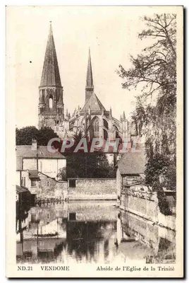 Vendôme — Abside da Igreja da Trindade — ND.21