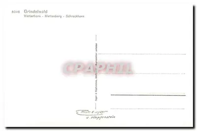 Grindelwald — Wetterhorn - Mettenberg - Schreckhorn — Gyger & Gyder, Klopfenstrin — Rewers