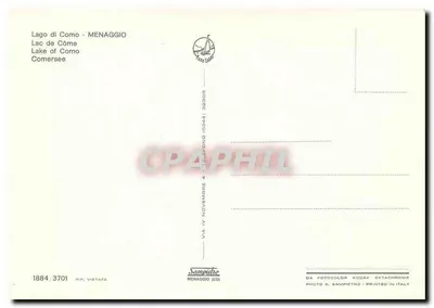 Lago di Como - MENAGGIO — widok nocny — Sampietro — Rewers
