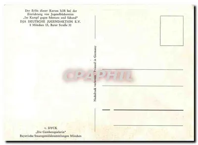 La Gambenspielerin — v. DYCK — Bayerische Staatsgemäldesammlungen München — Rewers