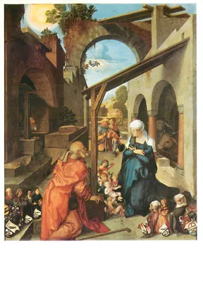 Albrecht Dürer — 'Paumgartner-Altar': Natividade — Bayerische Staatsgemäldesammlungen München