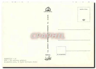 Bonneville — Luftbild — Éditions Fichet — Rückseite