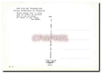 Cena de vida — Traje folclórico — CIM, série CI. 4 — Verso