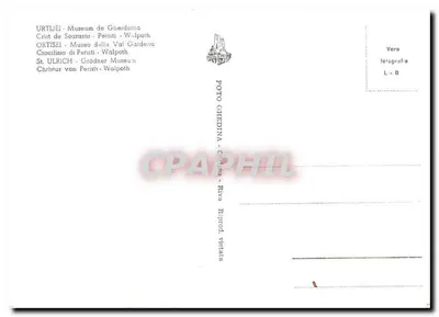 Krucyfikcja — rzeźba drewniana — Muzeum Gherdëina, Peristi - Walpoth — Rewers